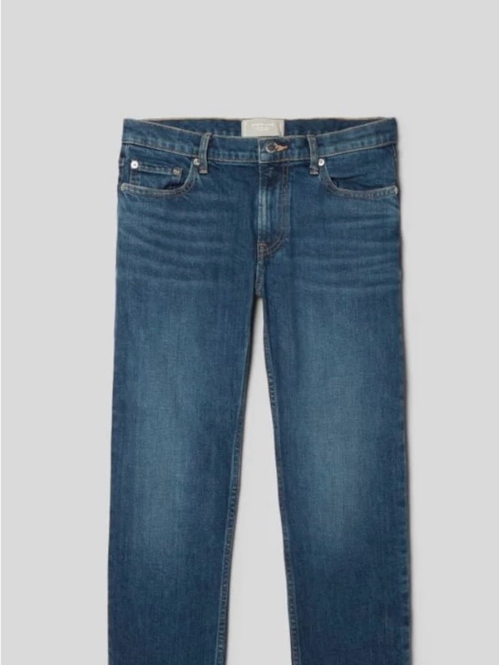 Everlane Low Rise Shortie Cropped Jeans Organic Cotton Blue 29R